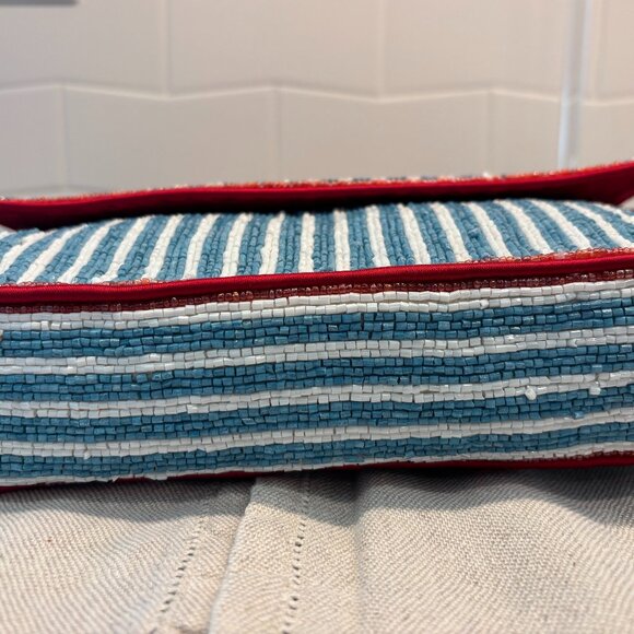 🦞Viral Beaded Red Lobster Shoulder Bag - with Lobster Charm - Made in India🦞 - Picture 5 of 12